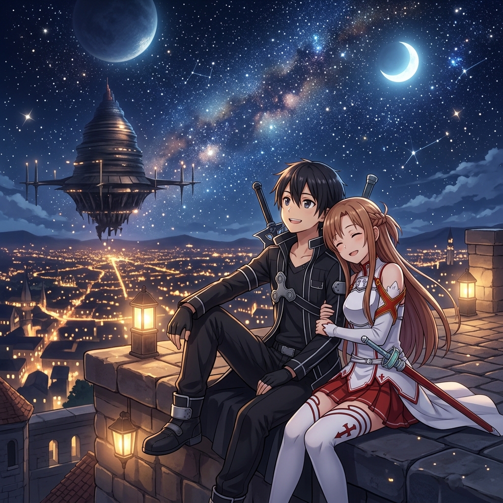 Kirito & Asuna - Starry Night