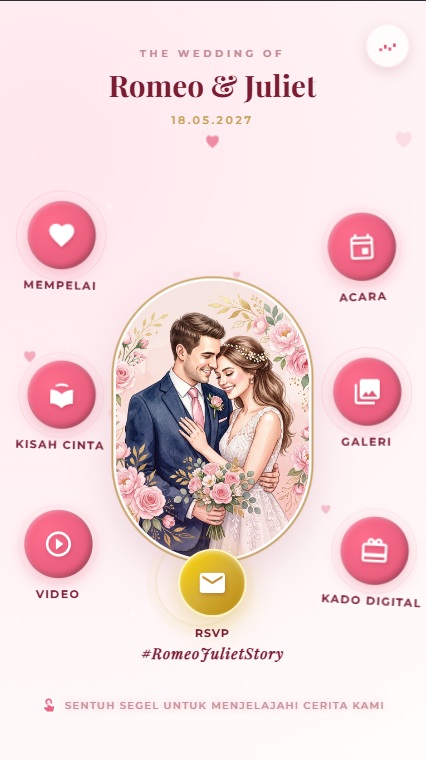 Premium Digital Wedding Invitation Showcase
