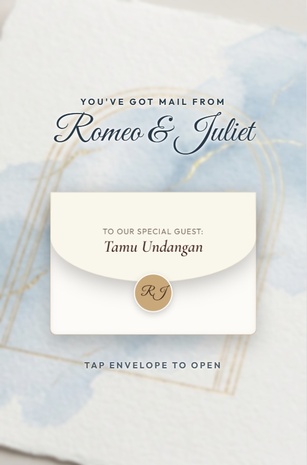 Sealed Serenade Wedding Invitation Template